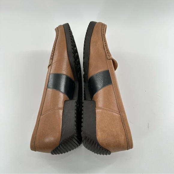 Bally Delos womens driving loafers size 38 Italian leather square toe - Picture 6 of 12